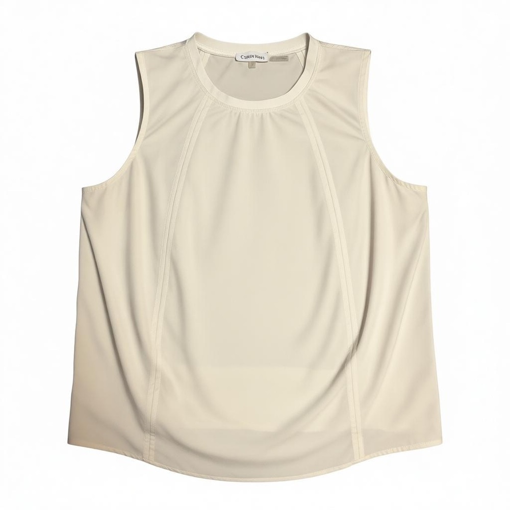 Calvin Klein Silky Sleeveless‎ Tank M Athleisure Minimalist Layering Staple